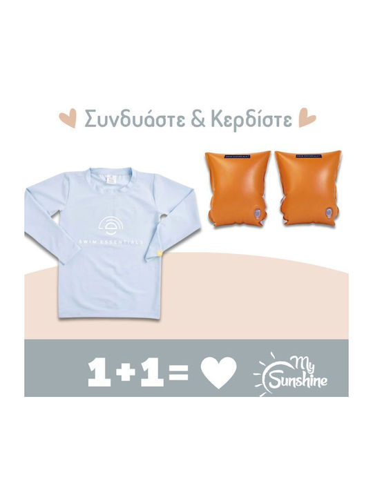 Swim Essentials Παιδικό Μαγιό Μπλούζα Light Blue