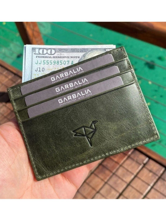 Leder Herrenbrieftasche Grün