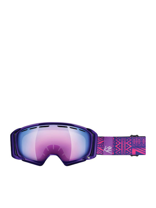 K2 Sira Μάσκα Σκι & Snowboard Ενηλίκων με Φακό Καθρέπτη