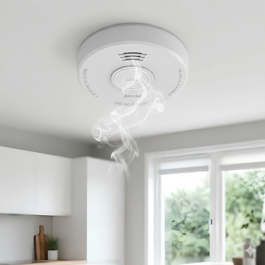 Alecto Pack 2 85db Rauchmelder 5-Jahres-Batterie En14604 Zertifiziert Weiße