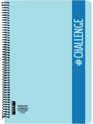 AG Trees Spiral School Notebook Communication B5 90 Paper Sheets 4 Subjects Challenge Pastel (Various Designs)