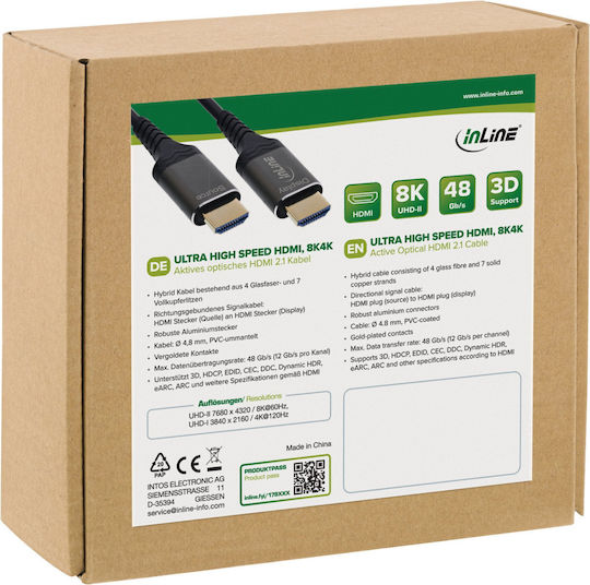 InLine High Speed HDMI male - HDMI male 40m Black