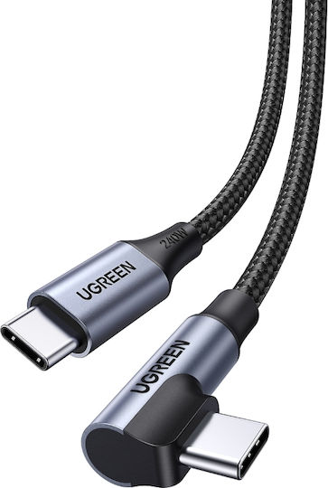 Ugreen L536 USB 2.0 Кабел USB-C мъжки - USB-C 240W PD Черен 2m 85345