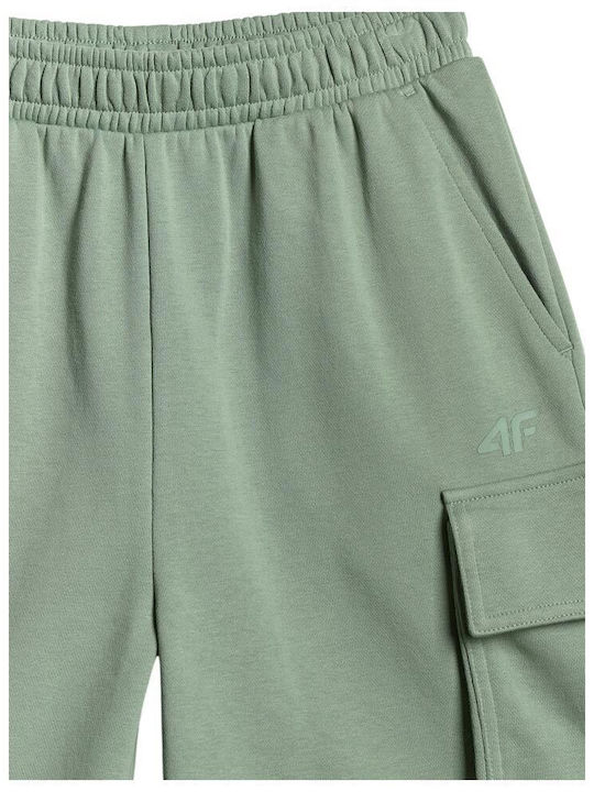 Kids Shorts Bermudas Fabric Green