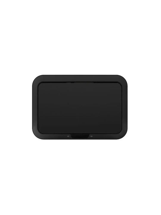 Eko Coș De Gunoi Din Oțel Inoxidabil Cu Senzor Negru 50lt