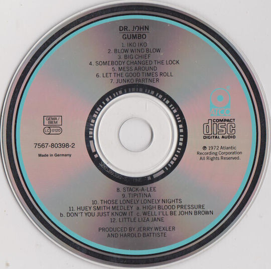 Dr John Dr John's Gumbo Cd