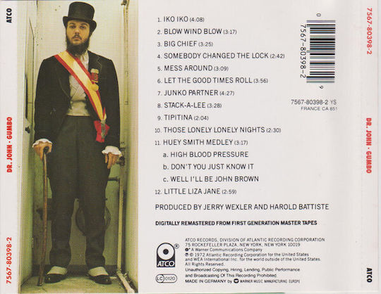 Dr John Dr John's Gumbo Cd