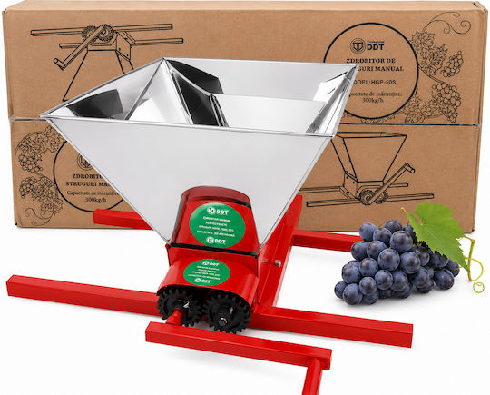 DDT Zdrobitor manual de struguri pentru producție până la 300 kg/h