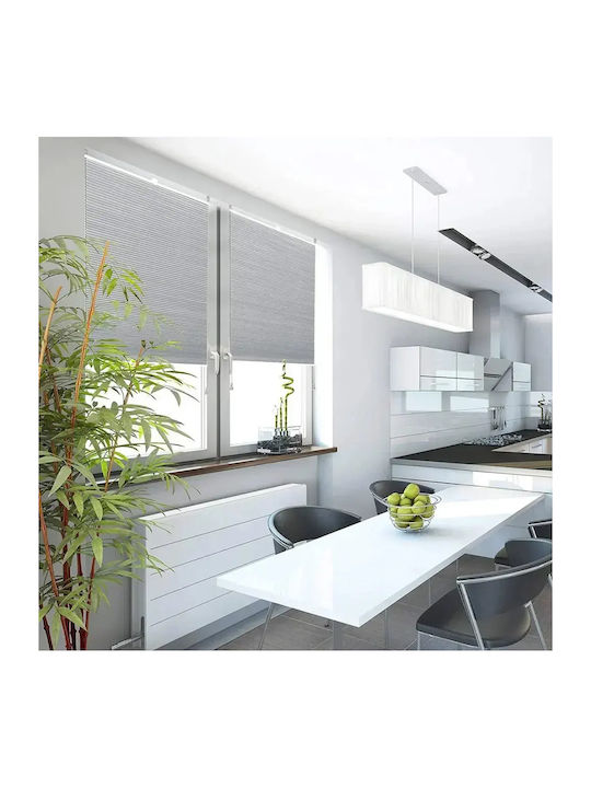 Woltu Jaluzea De Aluminiu Gri Lățime 75xÎnălțime 220cm