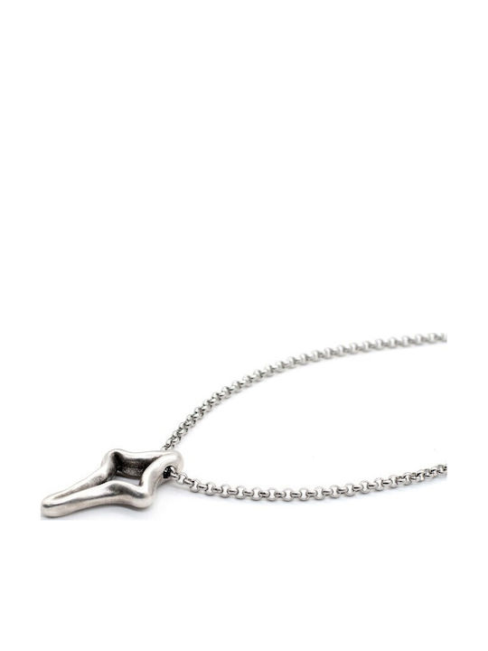 Irmelia Men's Steel Cross with Chain