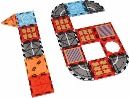 ikonka Jucărie magnetică de construcție pentru copii 3+ ani