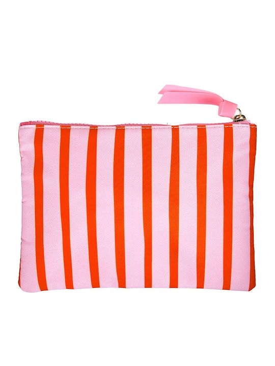 Good Stuff Kulturbeutel Rosa Orange Polyestermenge 21cm x 15cm x 0,5cm