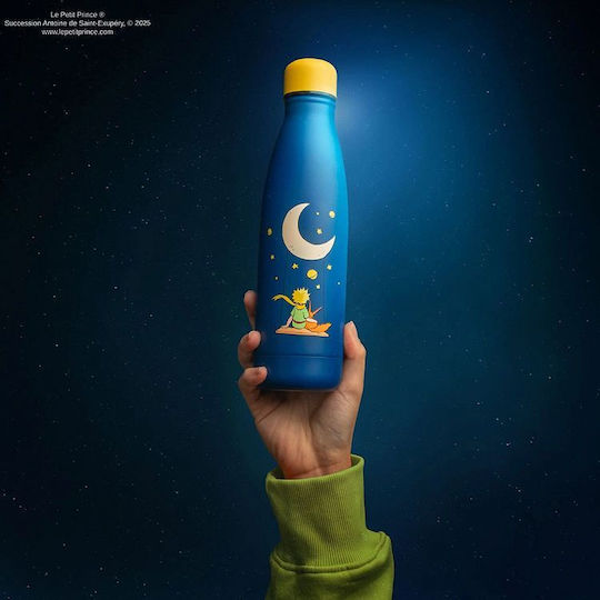 Cinereplicas The Little Prince Kids Water Bottle Stainless Steel Light Blue 500ml