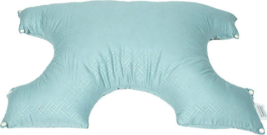 Melinen Medizinisches Nackenkissen 50x70x1cm Türkis