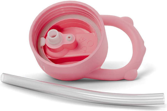 Affenzahn Tritan Kids Water Bottle Made of Tritan Plastic with Straw Non Spill Multicolour 430ml