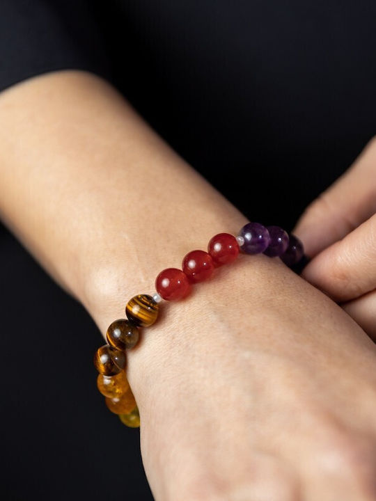 Brățară Nina 7 Chakre Din Ametist Lapis Lazuli Angelit Amazonit Citrin Ochi De Tigru Jad Roșu Cristale Brățară Nina 7 Chakre Din Ametist Lapis Lazuli Angelit Amazonit Citrin Ochi De Tigru Jad Roșu Cristale