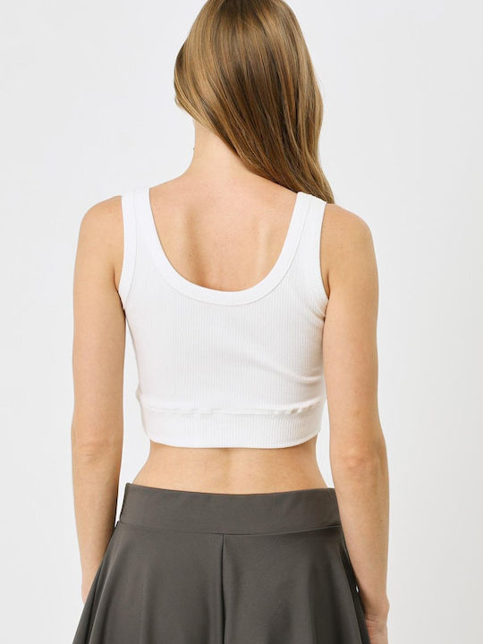 Cotton Rib Elastic Women's Tank Top with Spaghetti Strap