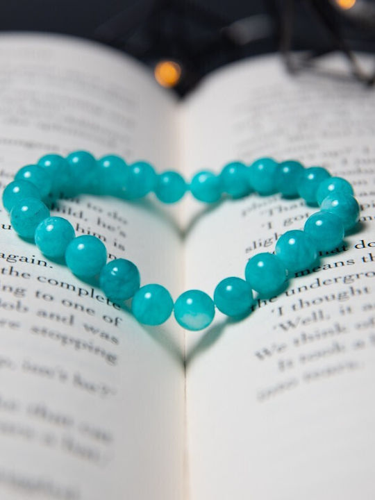 Men's Amazonite Semi-precious Stone Bracelet Arnav 8 Mm Beads