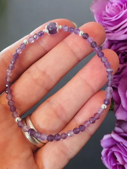 Sonia Amethyst Bracelet Women 925 Silver Accessories