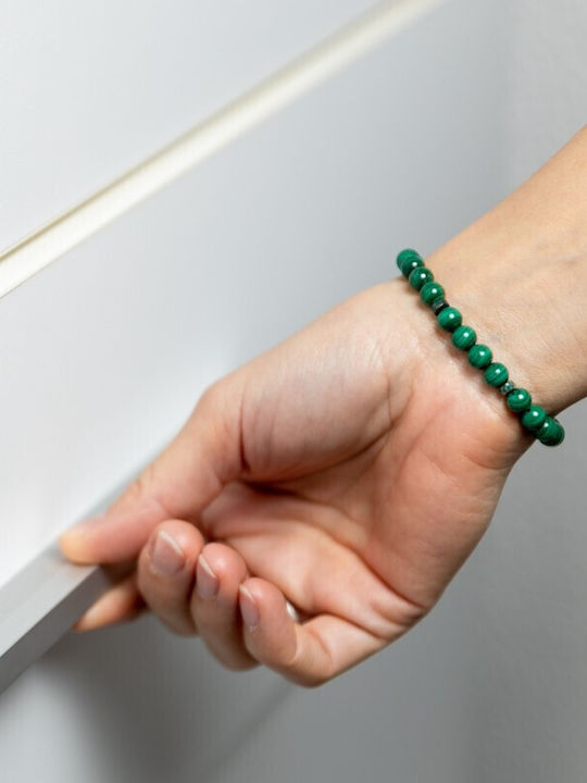 Malachite Bracelet Women Handmade Nayan 6mm Beads