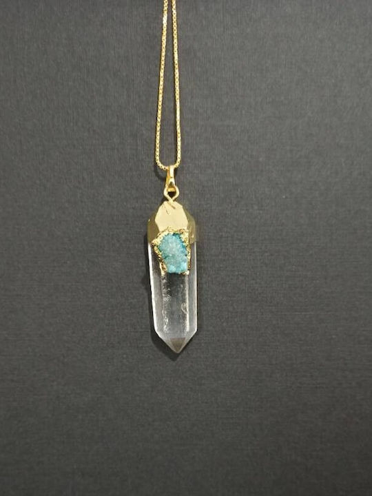 Colier Ira Cristal Pandantiv Cristal De Stâncă Cuarț Transparent Punct Cuarț Placat Cu Aur 18k Druzy Agat Colier Ira Cristal Pandantiv Cristal De Stâncă Cuarț Transparent Punct Cuarț Placat Cu Aur 18k Druzy Agat
