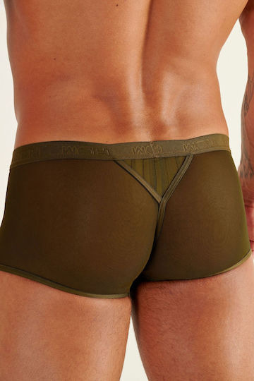 WOH Boxer Sexy pentru bărbați Verde