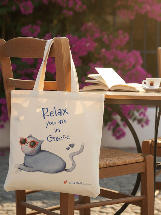 Tote Bag Greek Me Up Cat