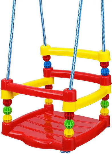 Hashtag Toys Κούνια Κρεμαστή Πλαστική για 3+ Ετών Κόκκινη
