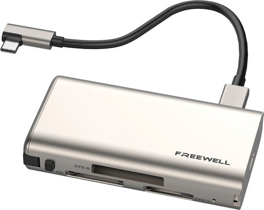 Freewell Card Reader for SD/microSD/XQD Gold
