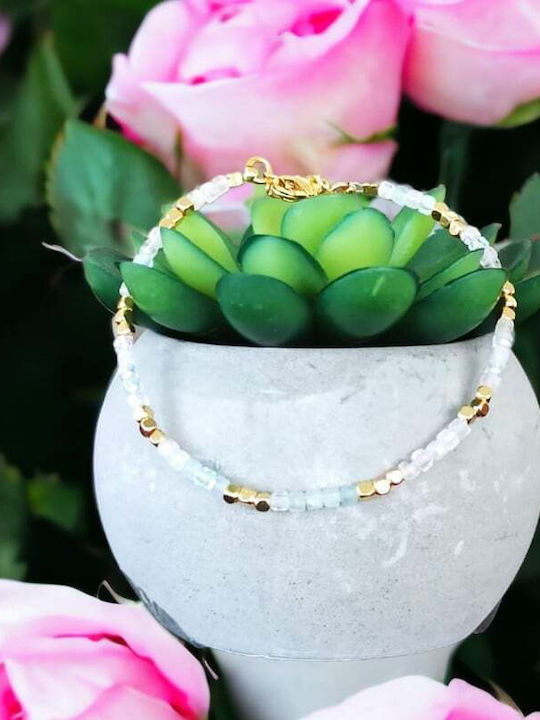 Ezera Γυναικείο Βραχιόλι από Ορείχαλκο Επιχρυσωμένο