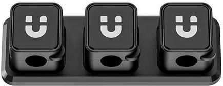 Unitek Organizator de cabluri 3+1 Snaphold Clipsuri magnetice pentru cabluri Bază T1117a