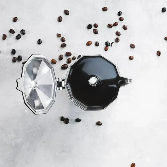 Cecotec 600 Μπρίκι Espresso 6cups Inox Κόκκινο