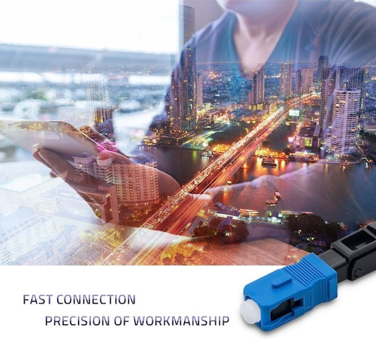 Quick Connector Optical Fiber Qoltec Sc Upc Singlemode 3.0 Mm