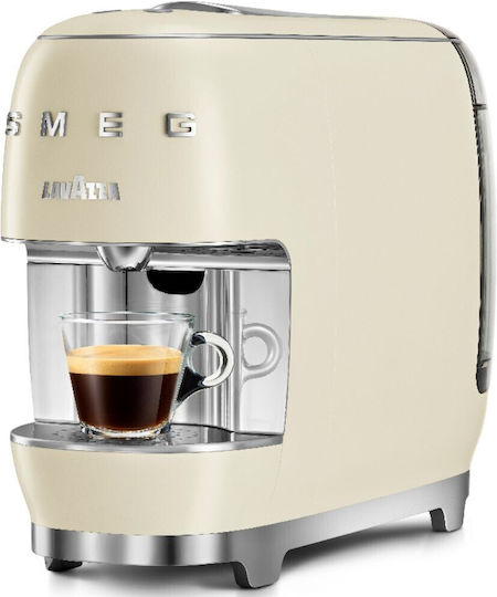 Smeg Kaffeekapselmaschine für A Modo Mio Druck 10bar Creme
