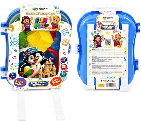 Set Little Traveler Rucsac De Nisip Albastru