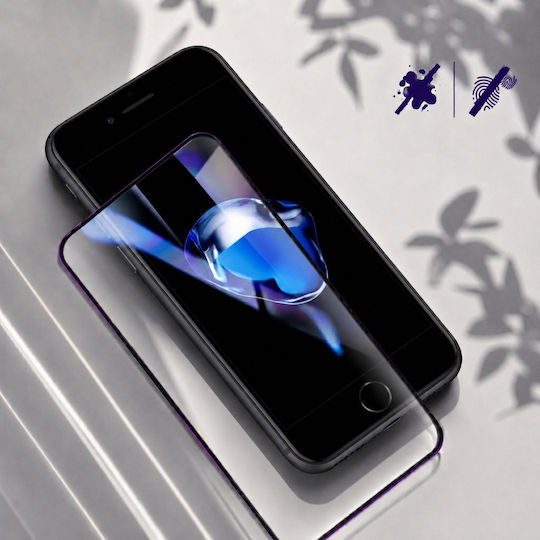 3mk 2-pack 9h Tempered Glass Iphone 7 Hardy Hardura Applicator Frame Black Transparent
