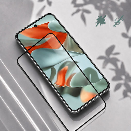 3mk 2er Pack Gehärtetes Glas Google Pixel 9 Pro XL Anwendungsrahmen Schwarz Transparent
