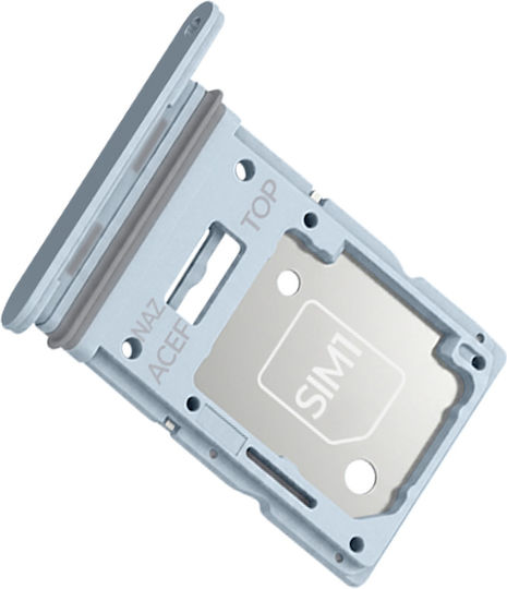Clappio Sim Tray Samsung Galaxy A35 Hybrid Slot Blue