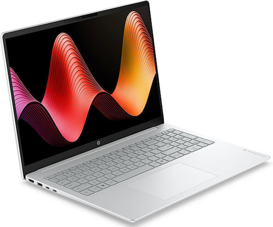 HP OmniBook 3 16" FHD+ (Ryzen 5-240/8GB/256GB SSD/No OS) Glacier silver (US Keyboard)