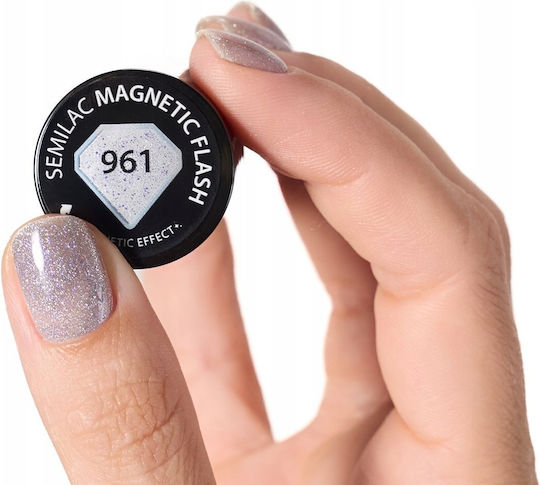 Semilac Ημιμόνιμο Βερνίκι Νυχιών 961 Magnetic Flash Cat Eye 7ml