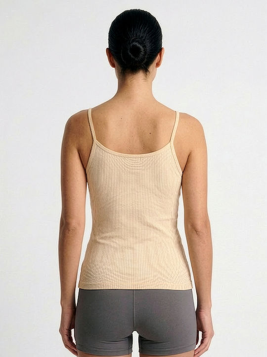 Women's Cotton Sleeveless Blouse Natural