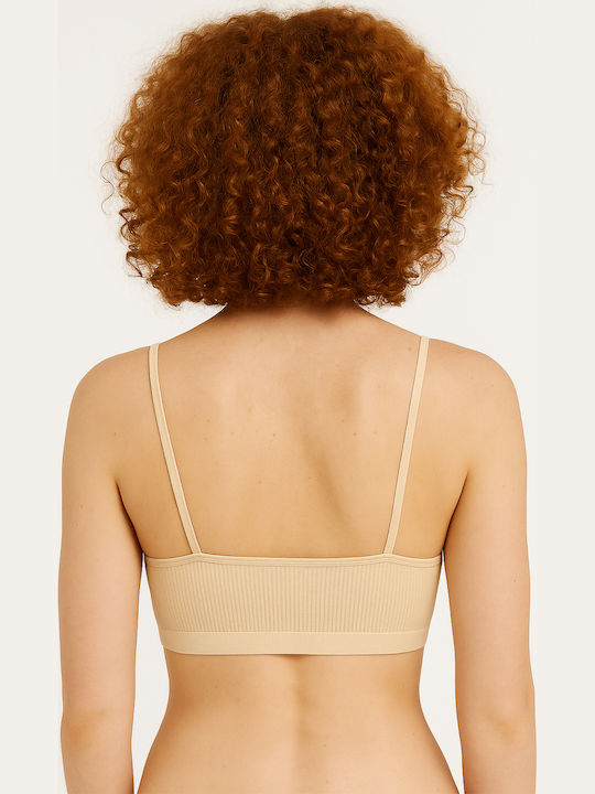 Women's Cotton Crop Top with Spaghetti Straps & Neck Tie Corset