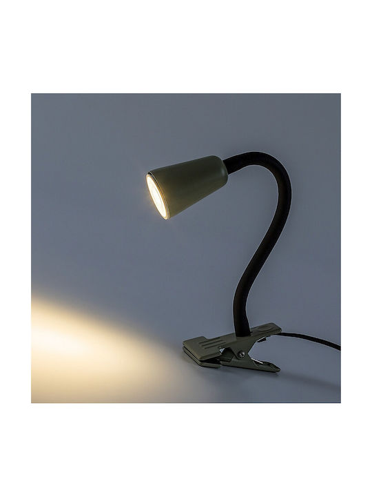Rabalux Office Lamp with Flexible Arm for GU10 Socket and Clip in Black Color