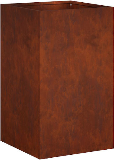 vidaXL Κήπου Σετ 2 Γλάστρες Μεταλλικές Rusty 30εκ.