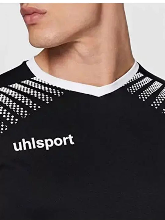 Uhlsport Men's T-shirt Goal 580829-A3534 V-Neck Black