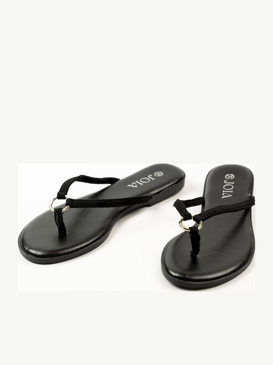 Women's Black Flat Sandals