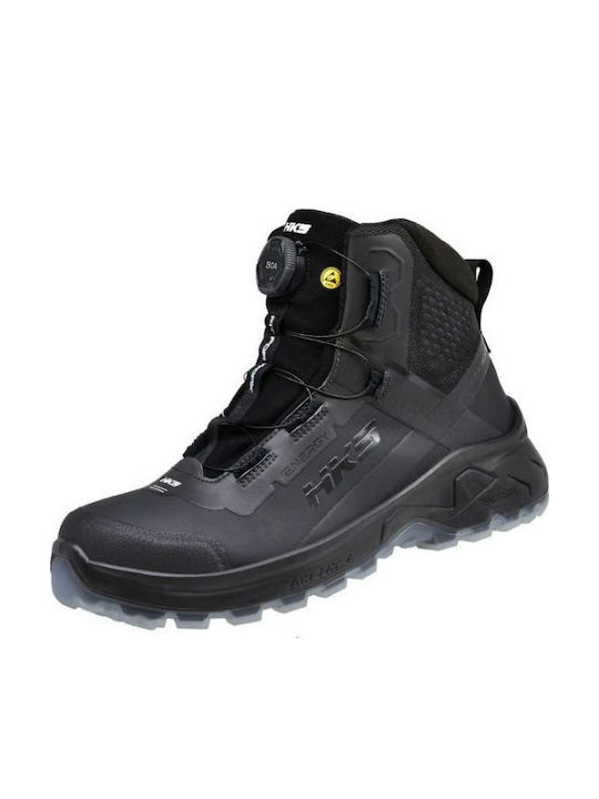 HKS Pro Work Boot Black S3L with ESD, FO, SR Certification