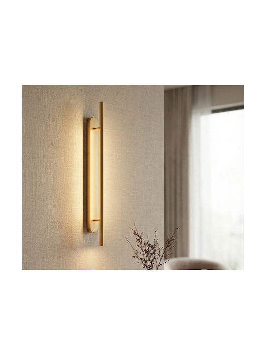 Luma Wall Lamp with Integrated LED and Warm White Light Copper