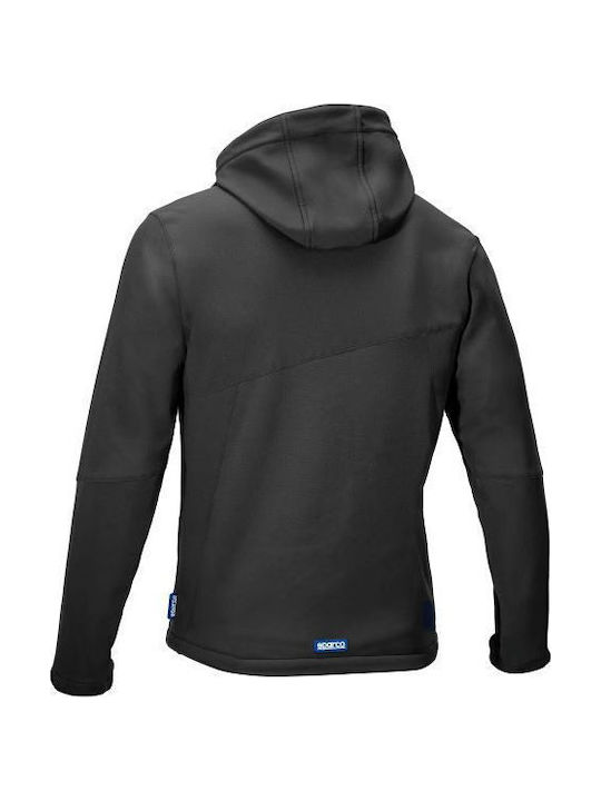 Sparco Elias Работно яке Softshell с Качулка Тъмно Сив Btj0004b0e01 Sparco Elias Работно яке Softshell с Качулка Тъмно Сив Btj0004b0e01