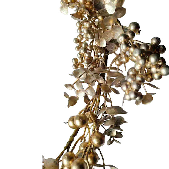 InTheBox Christmas Decorative Plastic Mistletoe Length 150cm 2 Pieces Gold